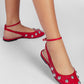Isadora Red Ballerinas