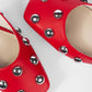 Isadora Red Ballerinas
