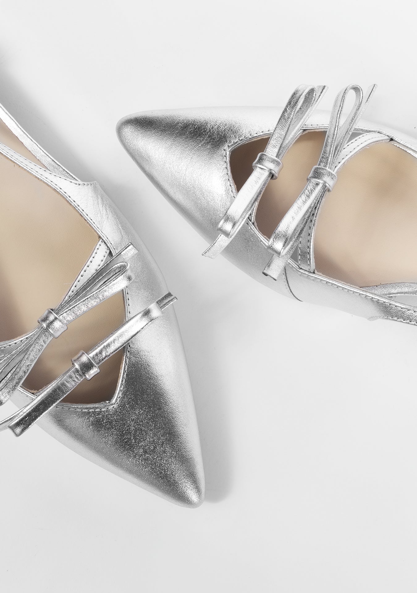 Isla Silver Ballerinas