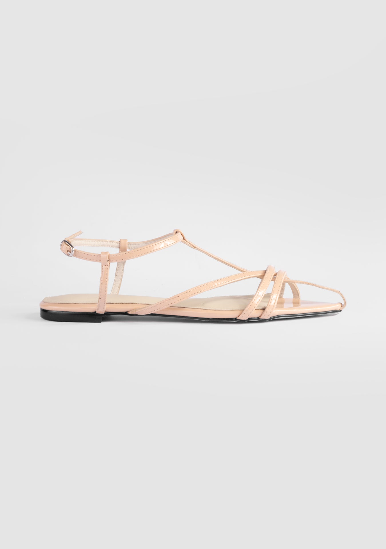 Juliet Shiny Blush Sandals