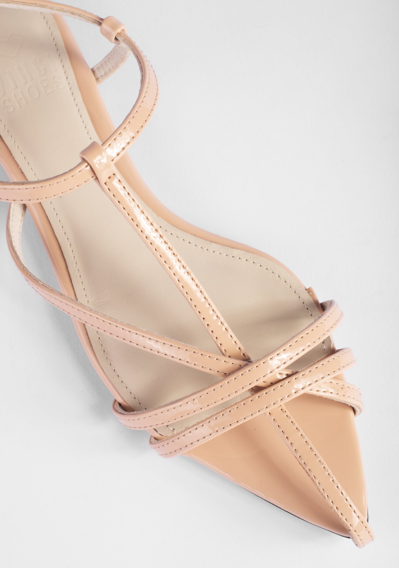 Juliet Shiny Blush Sandals