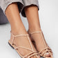 Juliet Shiny Blush Sandals