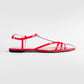 Juliet Shiny Red Sandals