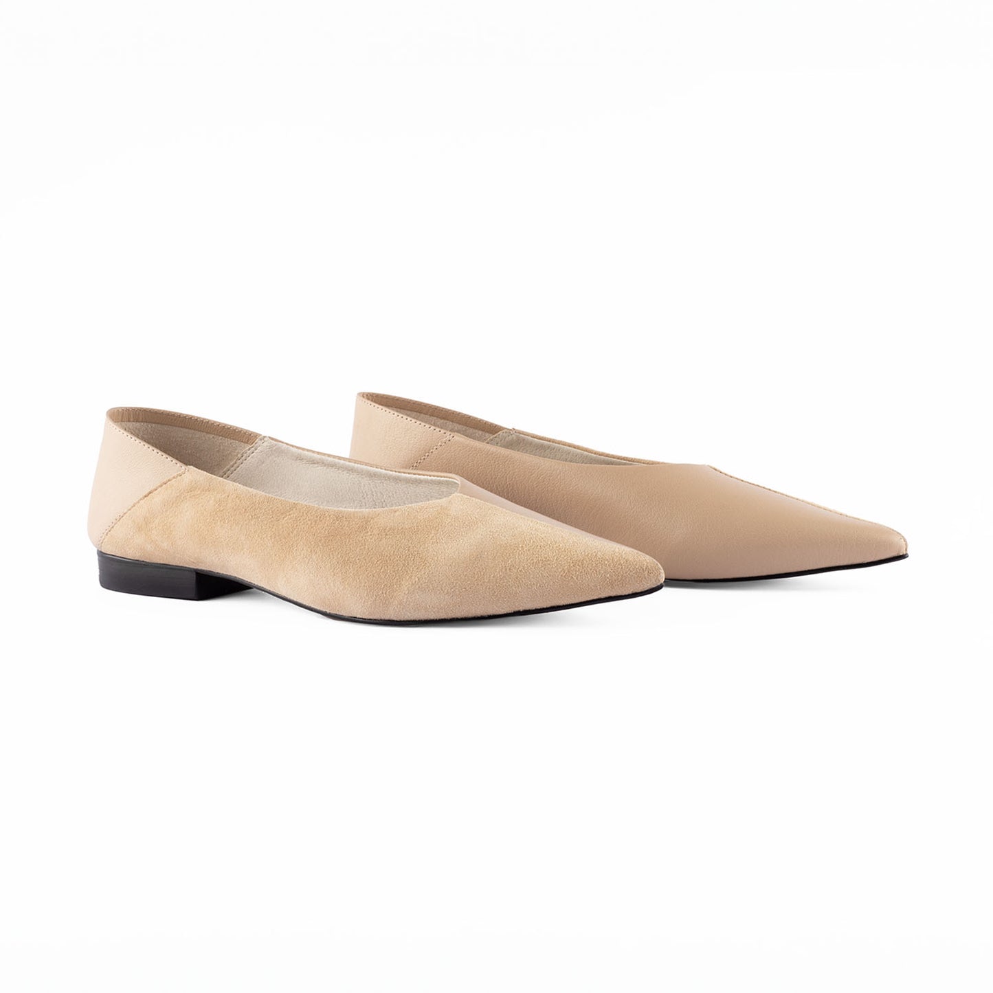 Louise Beige Ballerinas