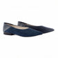 Louise Navy Blue Ballerinas