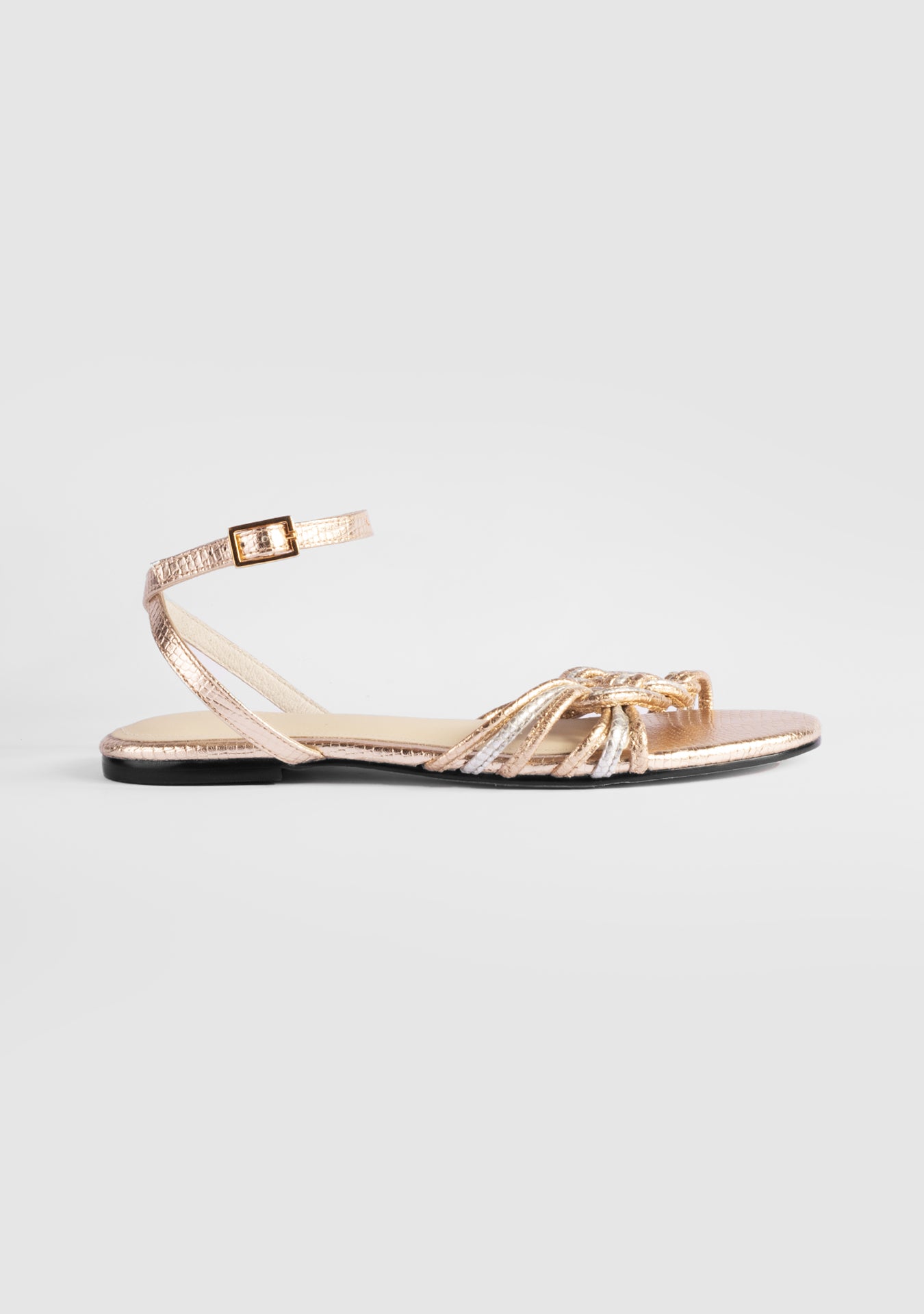 Marbella Metallic Sandals