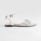 Marbella Silver Sandals