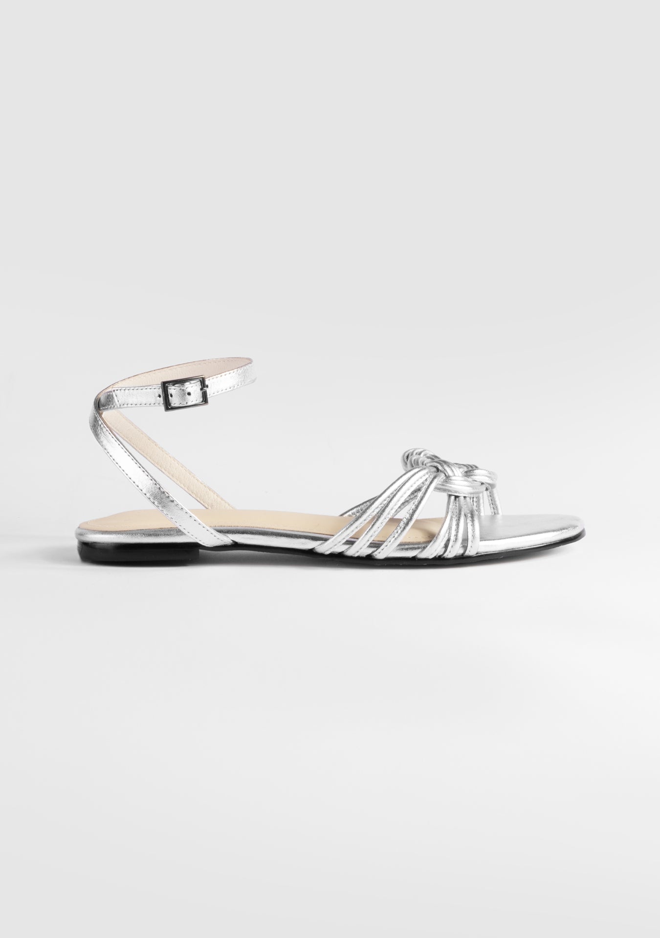 Marbella Silver Sandals