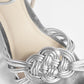 Marbella Silver Sandals