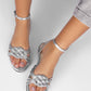 Marbella Silver Sandals