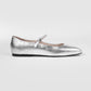 Mavie Silver Ballerinas