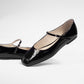 Mavie Shiny Black Ballerinas