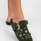 Mexico Olive Green Clogs