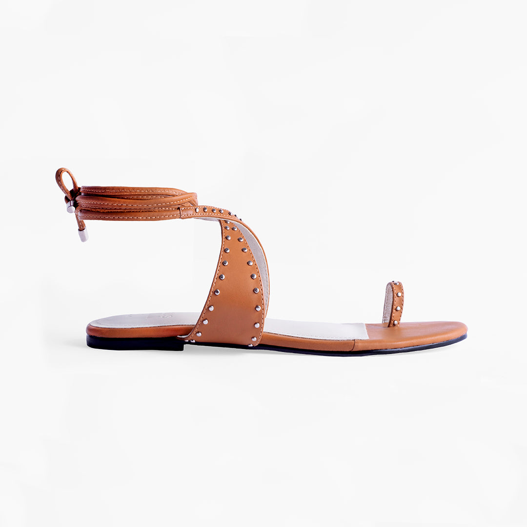 Milos Camel Sandals