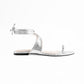 Milos Silver Sandals