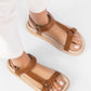 Morgan Camel Sandals