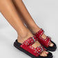 Naomi Red Sandals