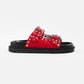 Naomi Red Sandals