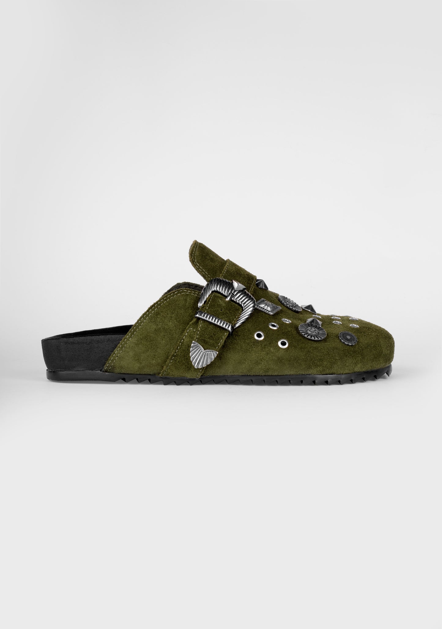 Mexico Olive Green Clogs