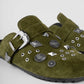 Mexico Olive Green Clogs