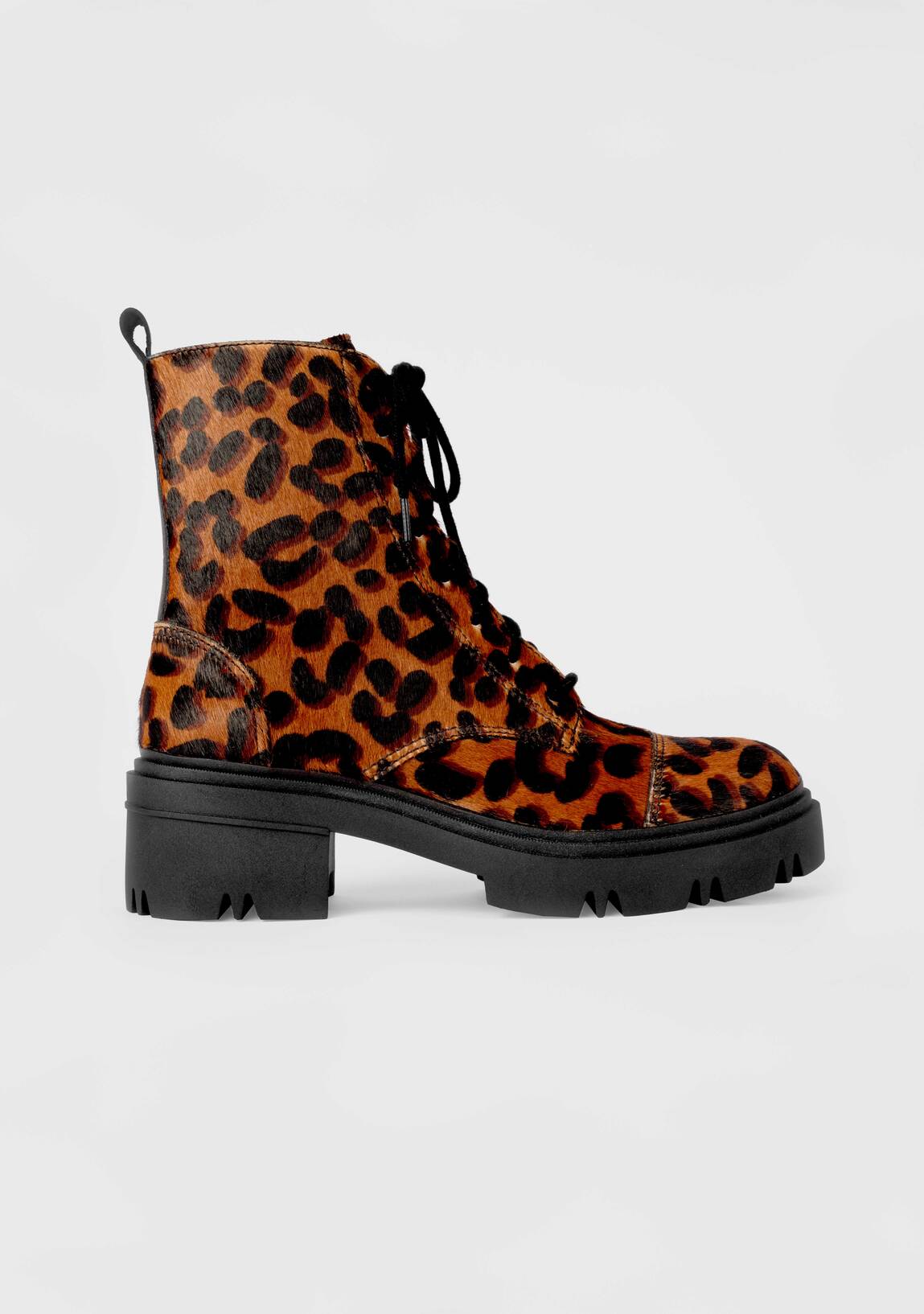 Botas de combate con estampado animal Parker