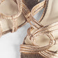 Ravello Snake Gold Sandals