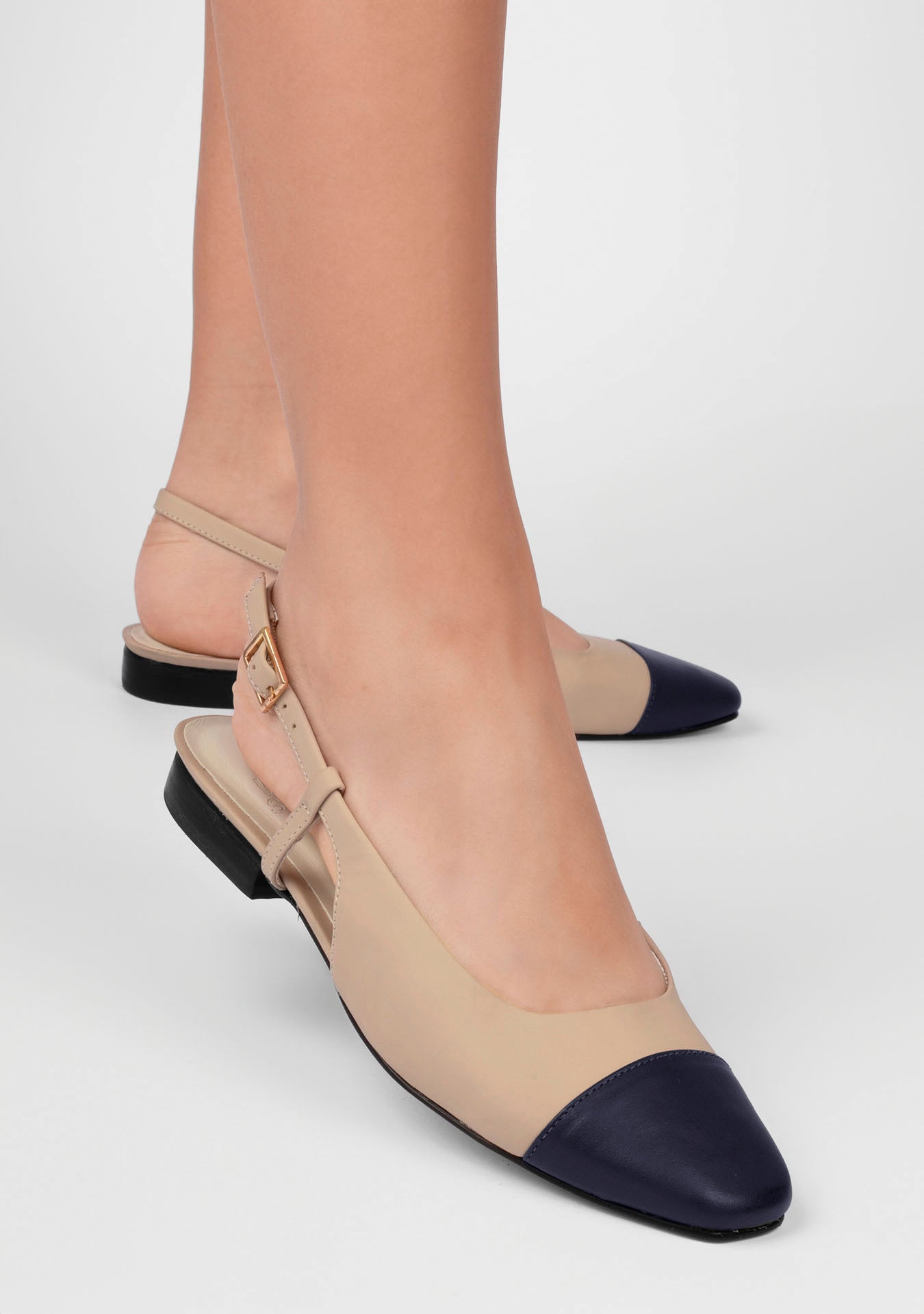 Sharon Beige Ballerinas