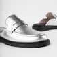 Silvana Silver Mules