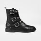 Suri Black Combat Boots