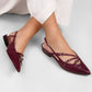 Tais Wine Sandals