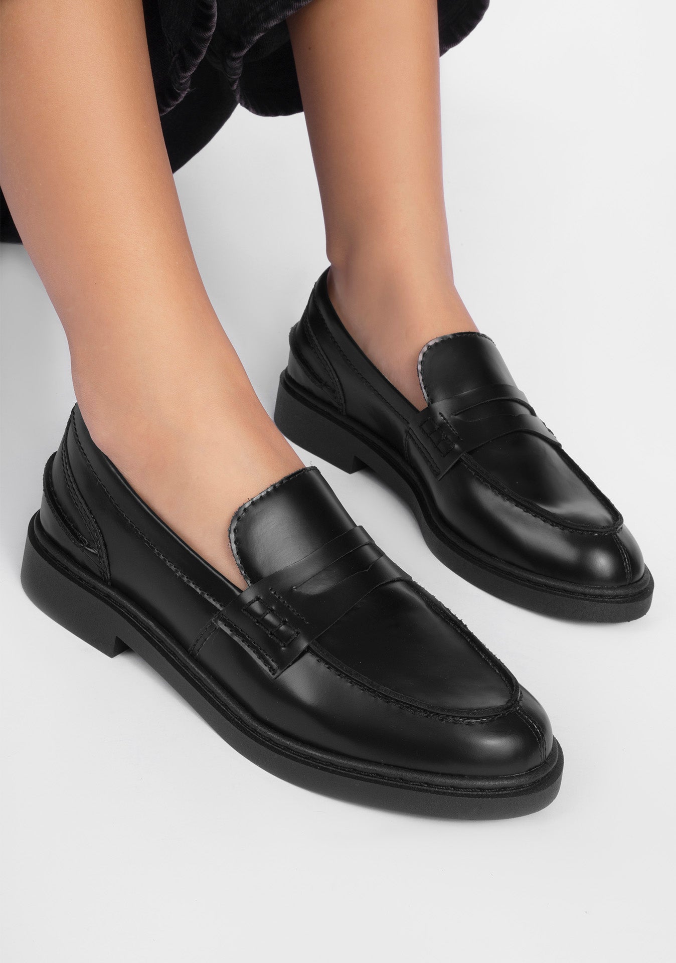 Taylor Black Loafers