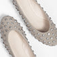 Theodora Taupe Ballerinas