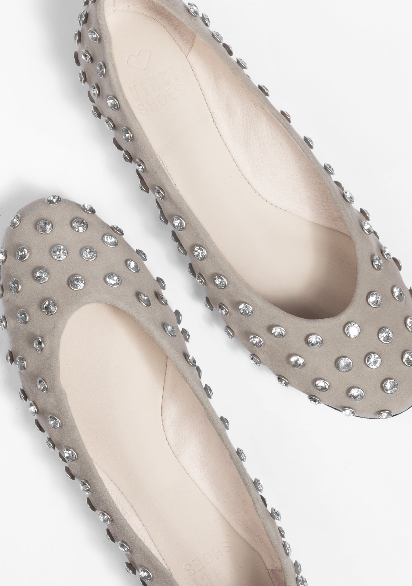 Theodora Taupe Ballerinas