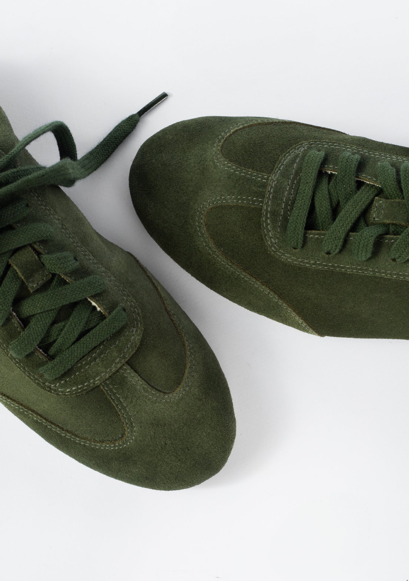 Violet Olive Green Sneakers