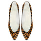 Vinci Shoes Candice Animal Print Ballerinas