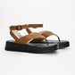 Vinci Shoes Erica Camel Flatforms