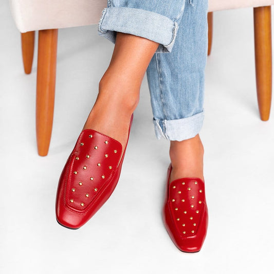 Vinci Shoes 5 [SALE]Elis Red Loafers