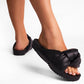 Vinci Shoes Cherry Black Sandals