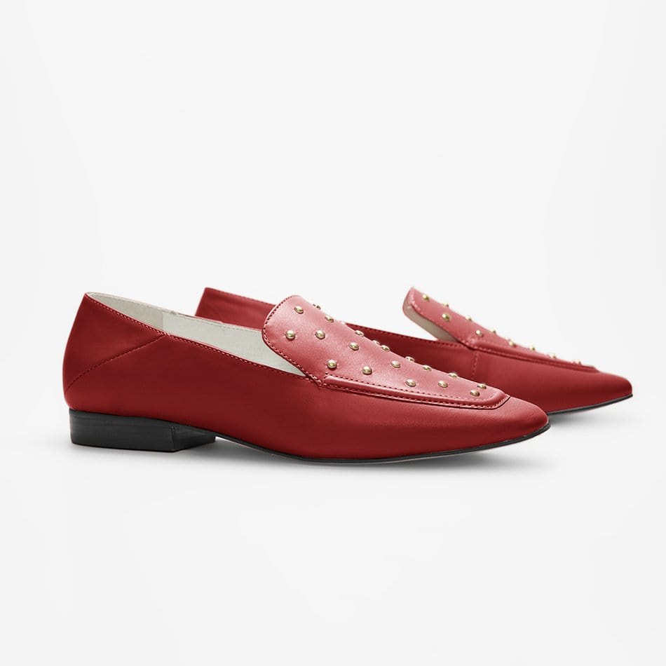Vinci Shoes 5 [SALE]Elis Red Loafers