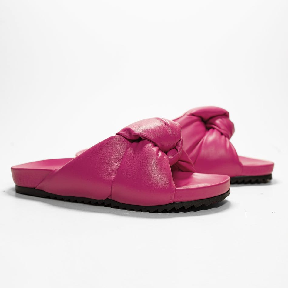 Vinci Shoes Cherry Hot Pink Sandals