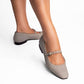 Vinci Shoes Frances Greige Ballerinas