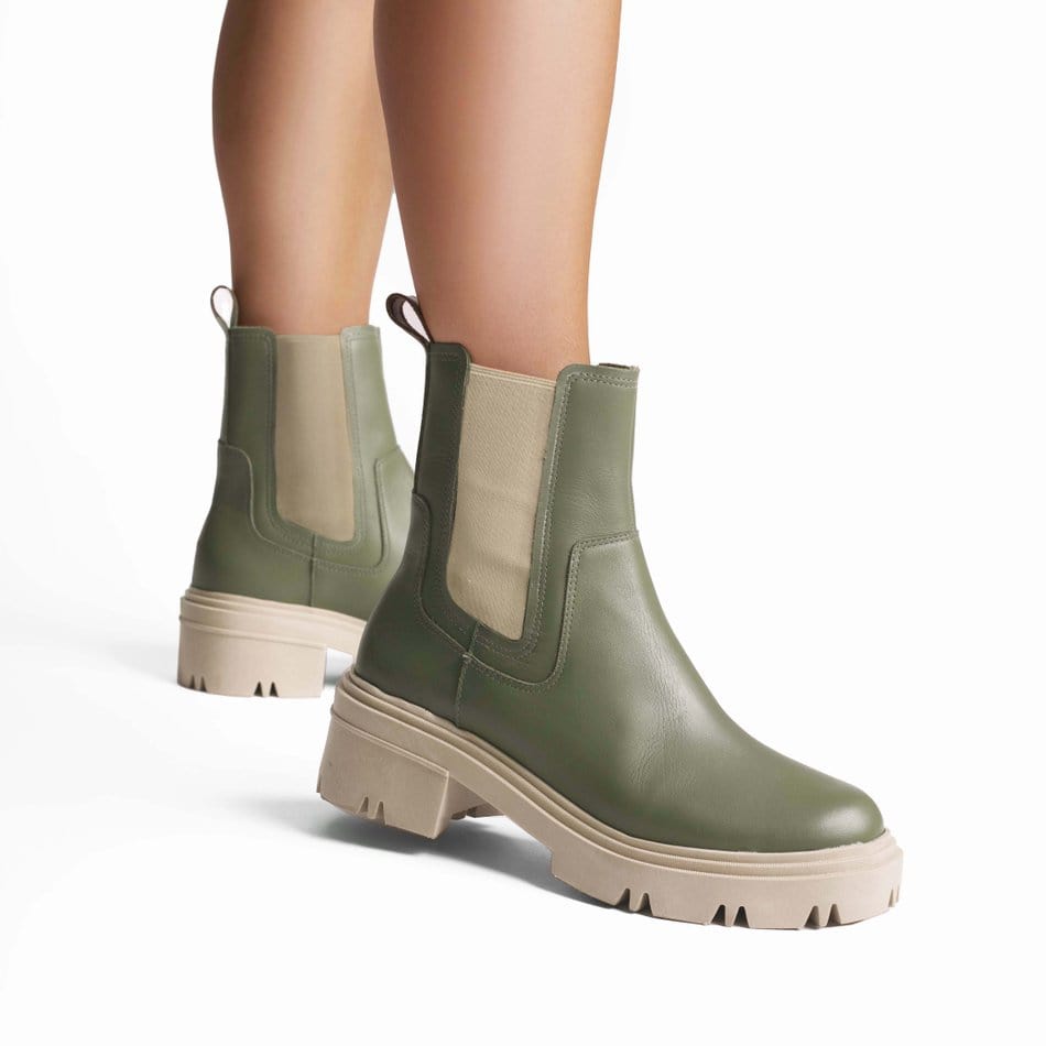 Timberland green hotsell chelsea boots