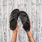 Vinci Shoes Emma Black Studded Sandals