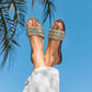 Vinci Shoes Love Metallic Sandals