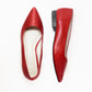 Vinci Shoes Lara Red Ballerinas
