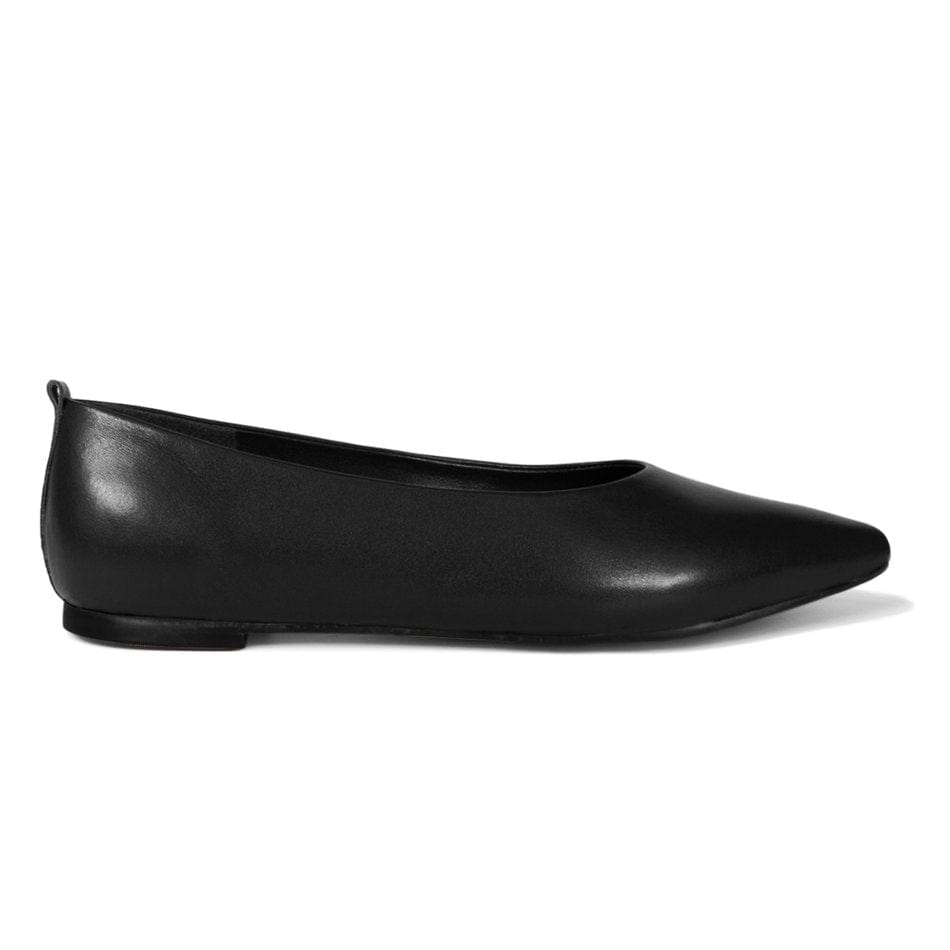 Vinci Shoes Joana Black Ballerinas