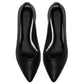 Vinci Shoes Joana Black Ballerinas