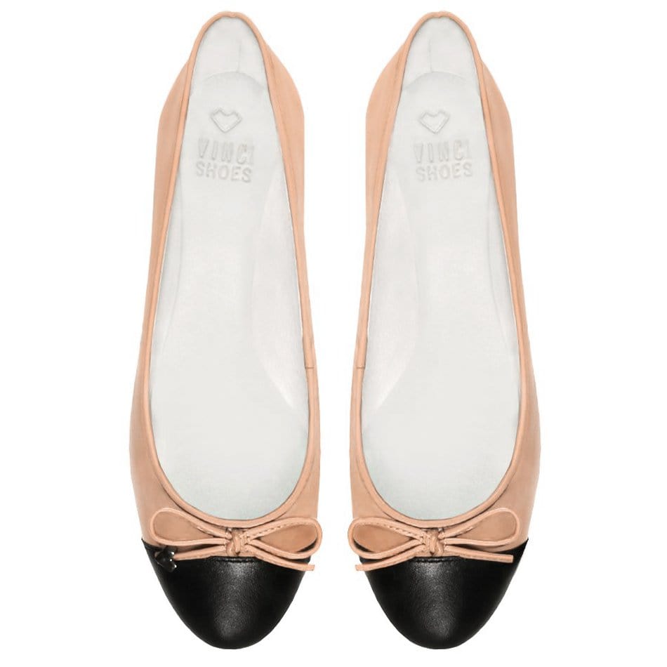 Vinci Shoes Classic Blush Ballerinas