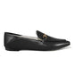 Vinci Shoes Pietra Black Classic Loafers