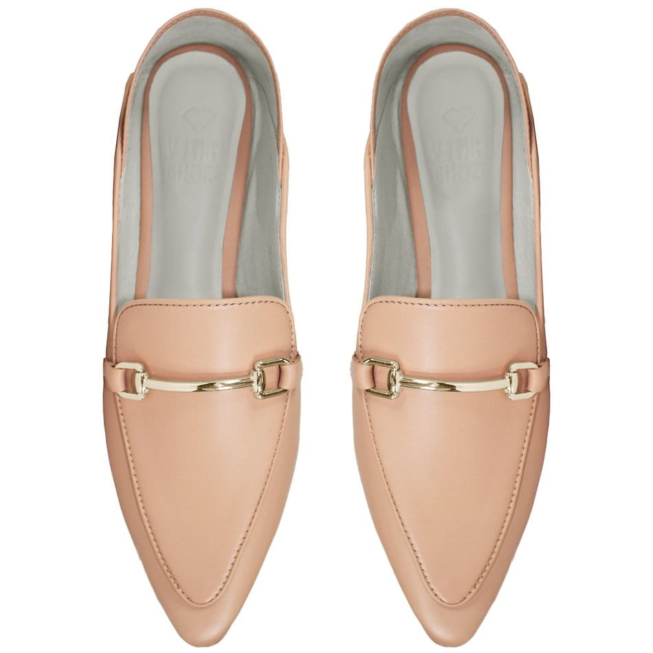 Blush pink hot sale loafers womens